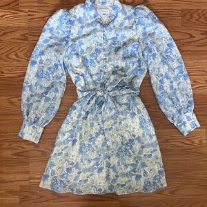 Light Blue Floral Dress